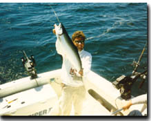Captain Kevin with steelhead